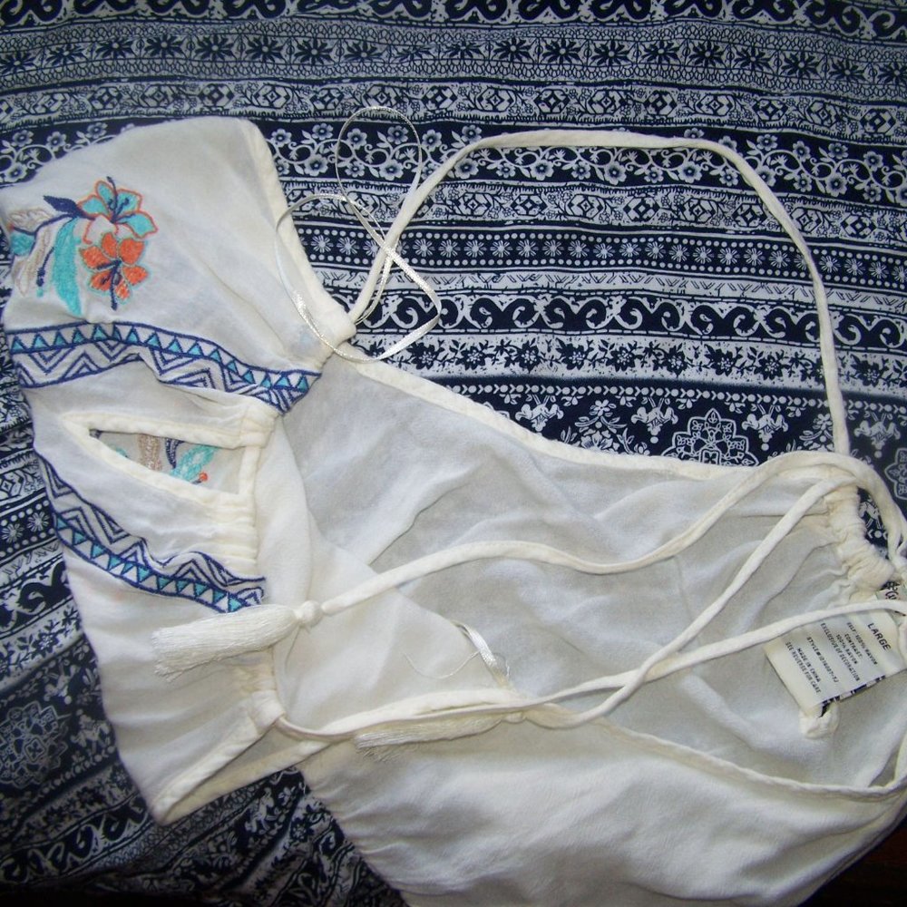 Flying Tomato Maxi Dress Boho Cottage Core Large E - Picture 9 of 9